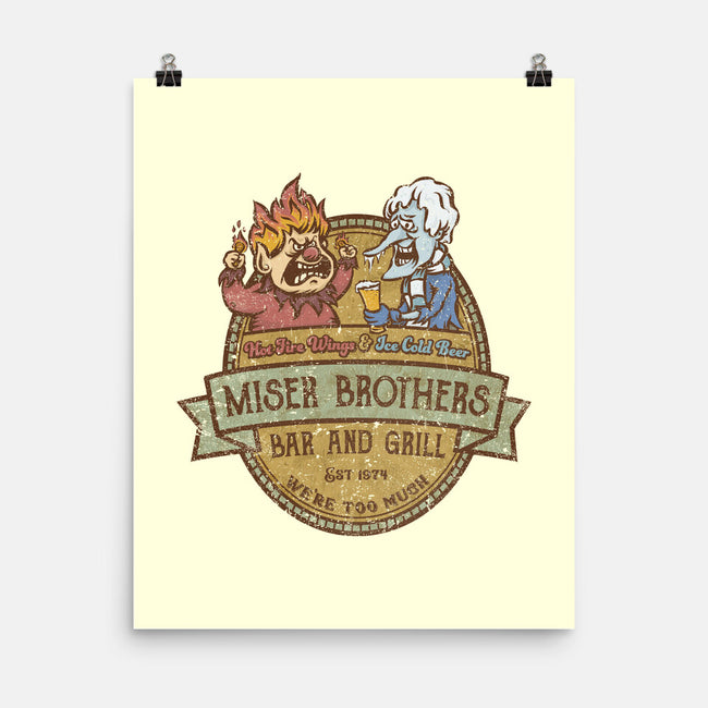 Miser Brothers Bar And Grill-none matte poster-kg07