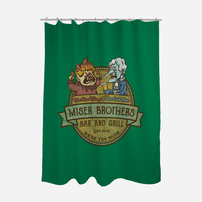 Miser Brothers Bar And Grill-none polyester shower curtain-kg07