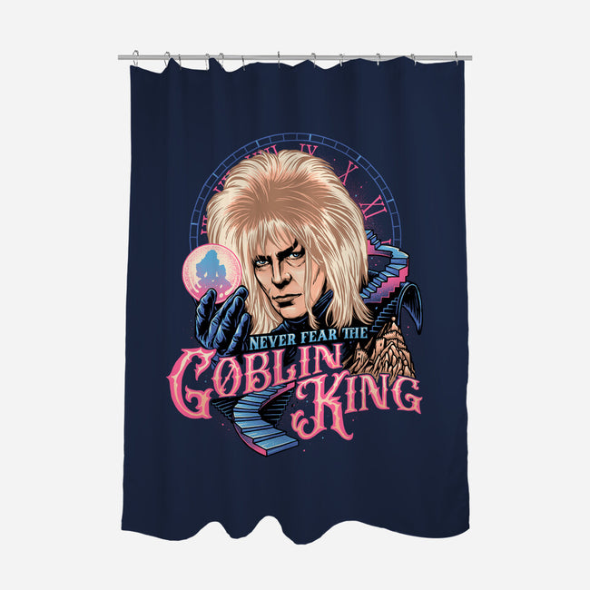 Never Fear The Goblin King-none polyester shower curtain-momma_gorilla