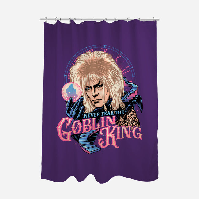 Never Fear The Goblin King-none polyester shower curtain-momma_gorilla