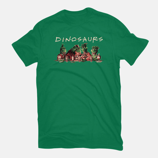D-I-N-O-S-A-U-R-S-mens basic tee-goodidearyan