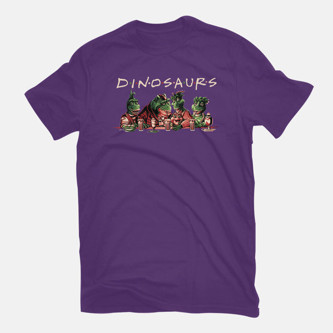 D-I-N-O-S-A-U-R-S-mens basic tee-goodidearyan