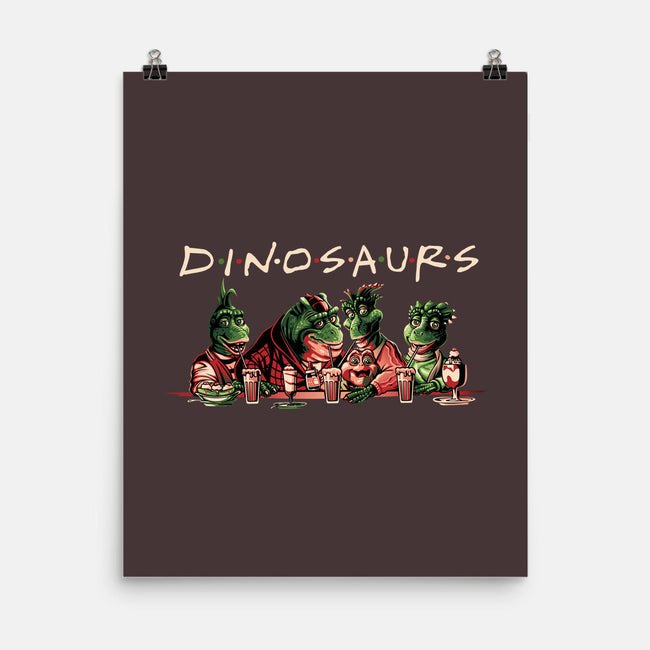 D-I-N-O-S-A-U-R-S-none matte poster-goodidearyan