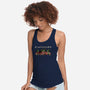 D-I-N-O-S-A-U-R-S-womens racerback tank-goodidearyan
