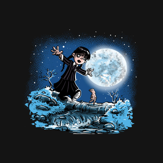 Thing And Wednesday-none fleece blanket-zascanauta