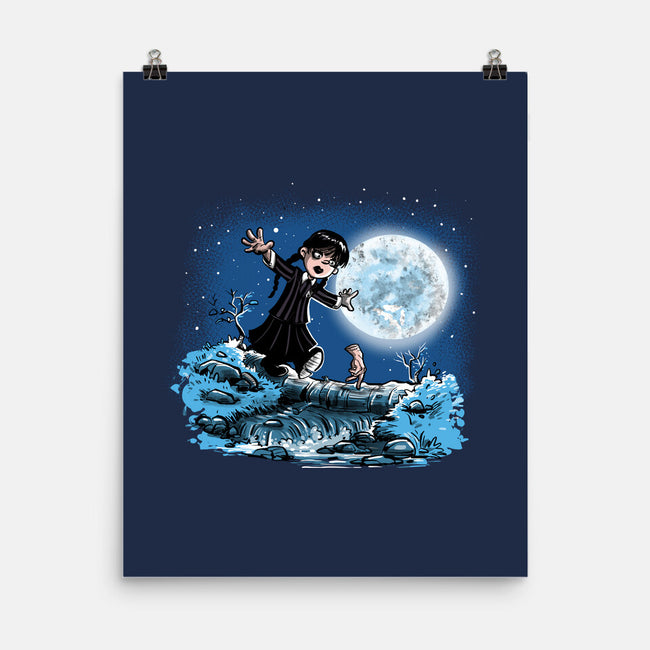Thing And Wednesday-none matte poster-zascanauta