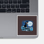 Thing And Wednesday-none glossy sticker-zascanauta