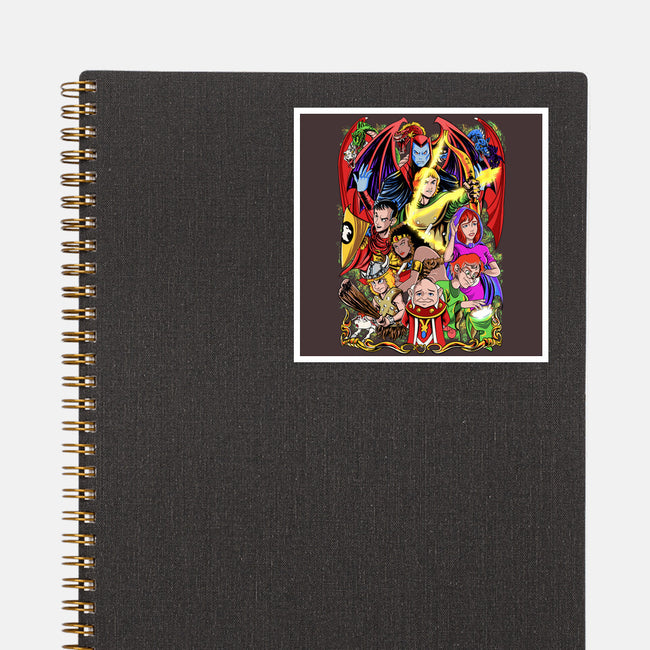 D&D-none glossy sticker-Nihon Bunka