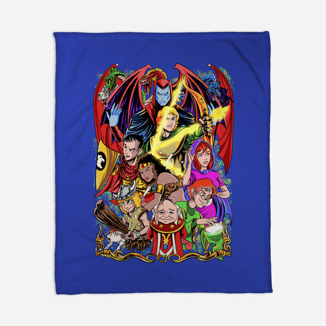 D&D-none fleece blanket-Nihon Bunka