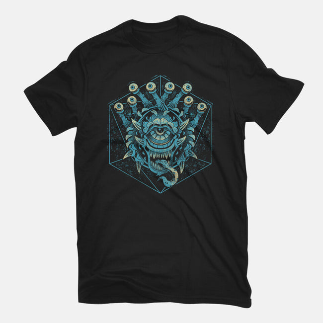 The Beholder And The Dice-mens premium tee-Logozaste