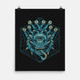 The Beholder And The Dice-none matte poster-Logozaste