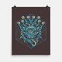 The Beholder And The Dice-none matte poster-Logozaste