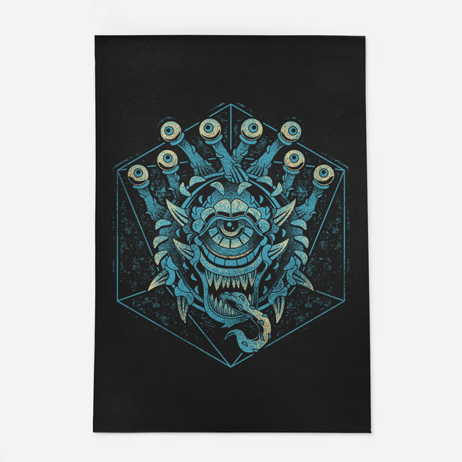 The Beholder And The Dice-none indoor rug-Logozaste