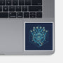 The Beholder And The Dice-none glossy sticker-Logozaste