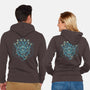 The Beholder And The Dice-unisex zip-up sweatshirt-Logozaste