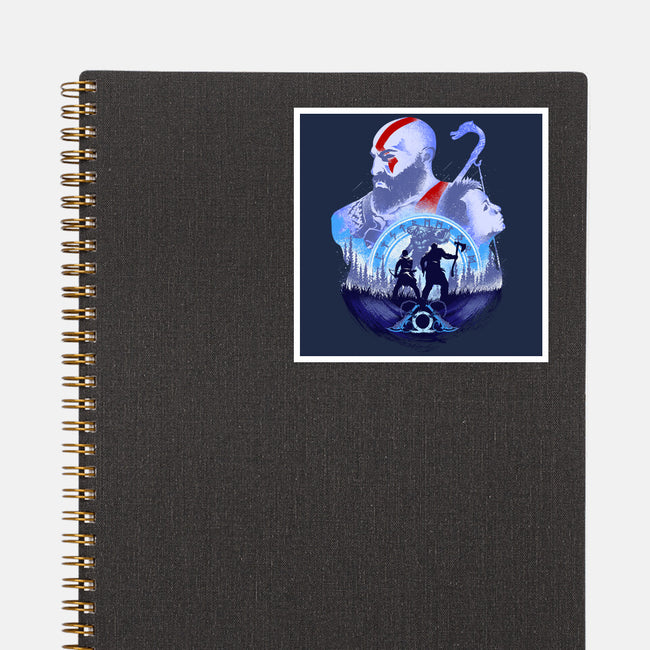 Adventures With My Father-none glossy sticker-hypertwenty