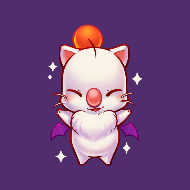 Cute Moogle Hug-none polyester shower curtain-BlancaVidal
