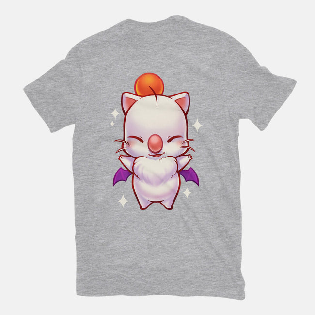 Cute Moogle Hug-unisex basic tee-BlancaVidal
