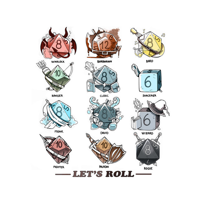 Dice Role Map-unisex basic tee-Vallina84