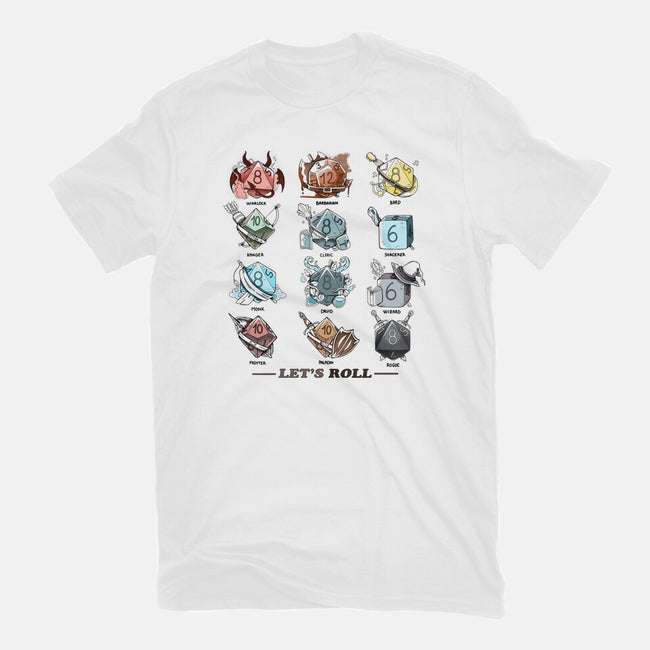 Dice Role Map-womens basic tee-Vallina84