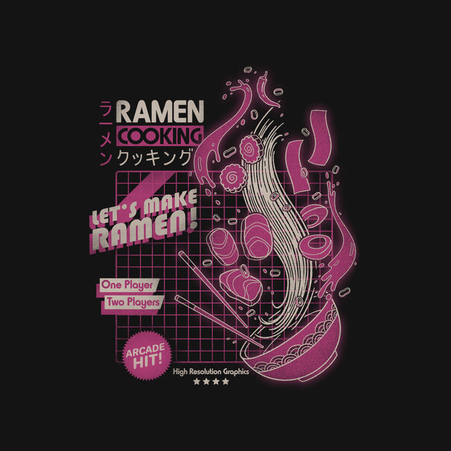 Arcade Ramen-none removable cover w insert throw pillow-Getsousa!