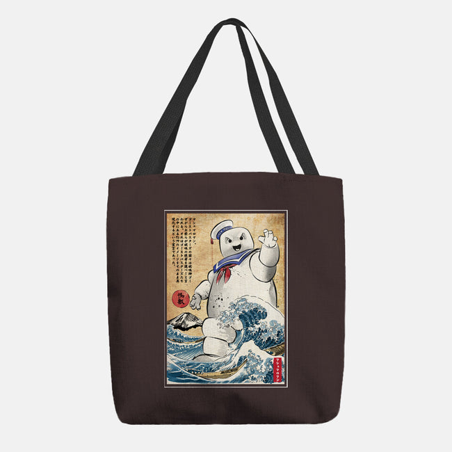 Marshmallow Man In Japan-none basic tote bag-DrMonekers