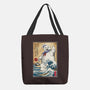 Marshmallow Man In Japan-none basic tote bag-DrMonekers