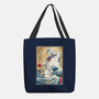 Marshmallow Man In Japan-none basic tote bag-DrMonekers