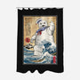 Marshmallow Man In Japan-none polyester shower curtain-DrMonekers