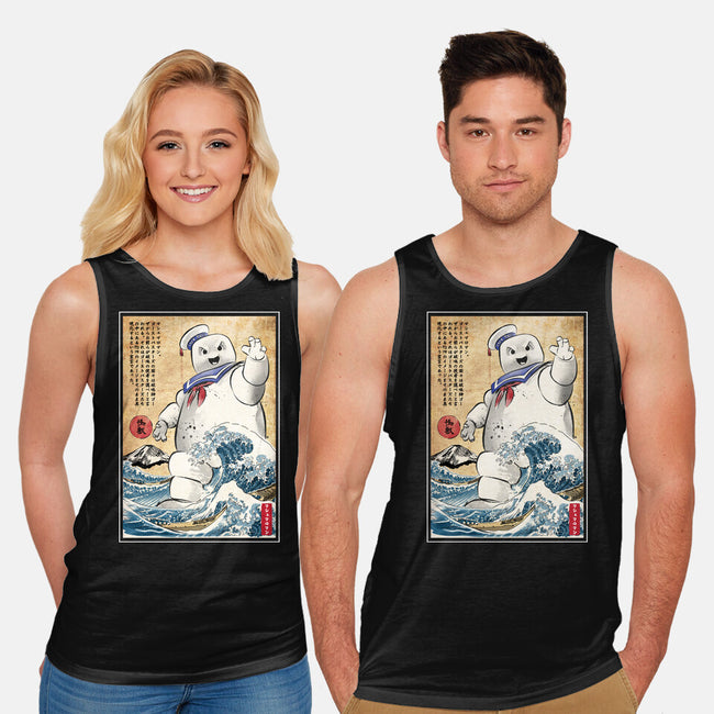 Marshmallow Man In Japan-unisex basic tank-DrMonekers