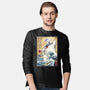 Marshmallow Man In Japan-mens long sleeved tee-DrMonekers
