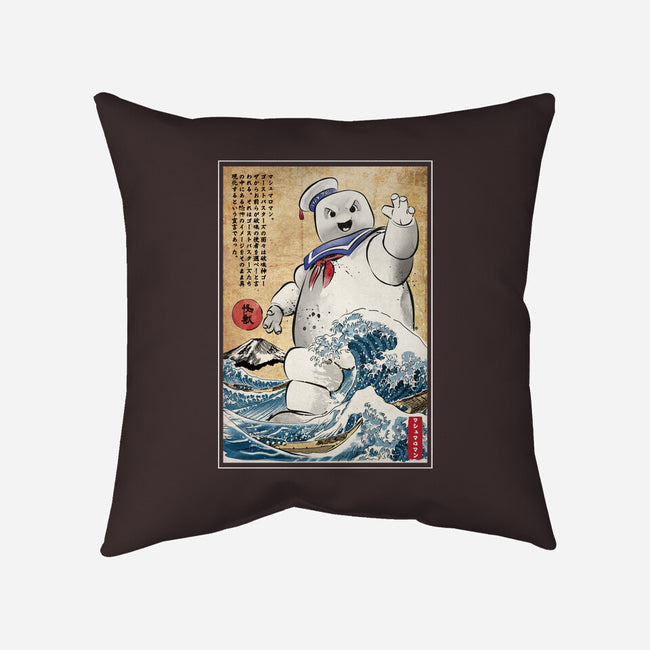 Marshmallow Man In Japan-none removable cover throw pillow-DrMonekers