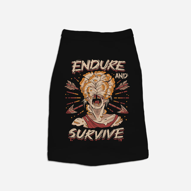Endure And Survive-dog basic pet tank-Zaia Bloom
