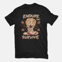 Endure And Survive-unisex basic tee-Zaia Bloom