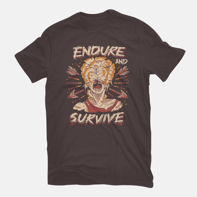 Endure And Survive-womens basic tee-Zaia Bloom