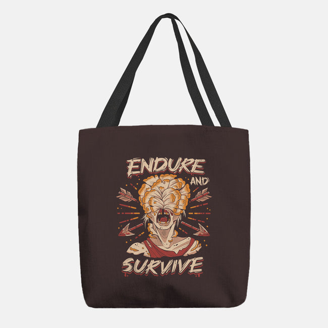 Endure And Survive-none basic tote bag-Zaia Bloom