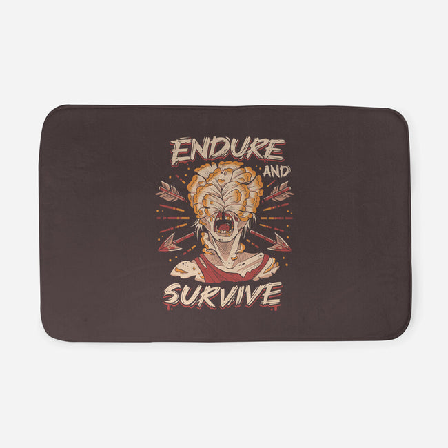 Endure And Survive-none memory foam bath mat-Zaia Bloom