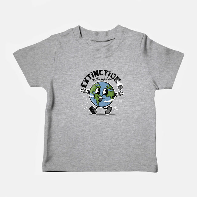 Extinction Is The Solution-baby basic tee-se7te