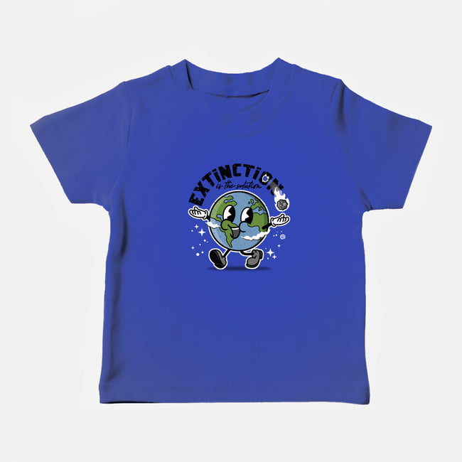 Extinction Is The Solution-baby basic tee-se7te