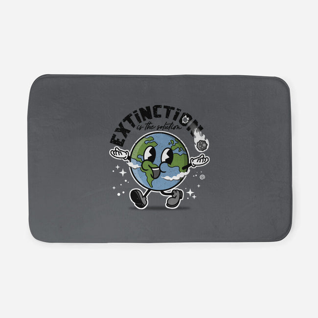 Extinction Is The Solution-none memory foam bath mat-se7te