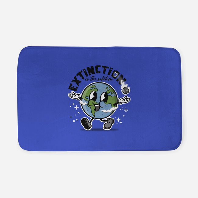 Extinction Is The Solution-none memory foam bath mat-se7te