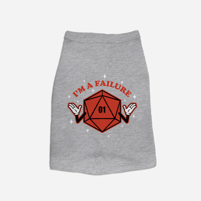 I'm A Failure-dog basic pet tank-The Inked Smith