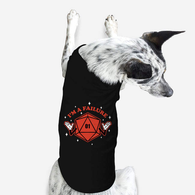 I'm A Failure-dog basic pet tank-The Inked Smith