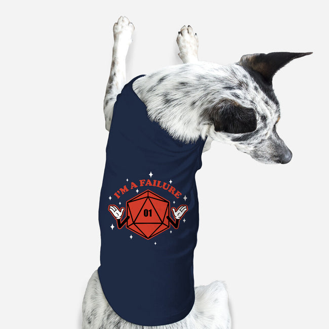 I'm A Failure-dog basic pet tank-The Inked Smith
