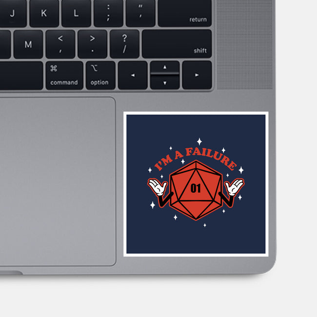 I'm A Failure-none glossy sticker-The Inked Smith