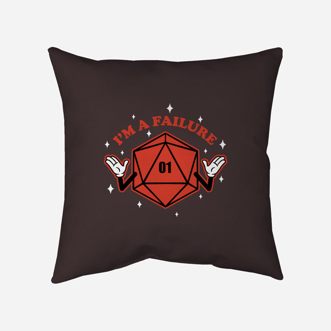 I'm A Failure-none removable cover throw pillow-The Inked Smith