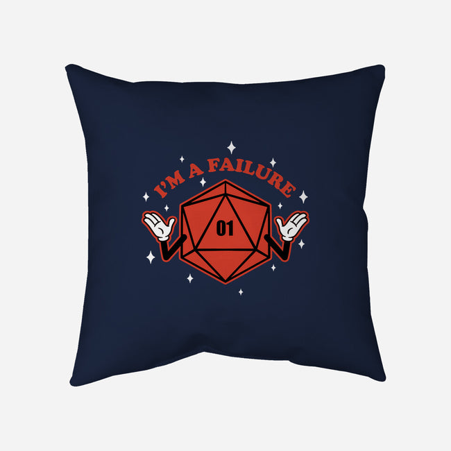 I'm A Failure-none removable cover throw pillow-The Inked Smith