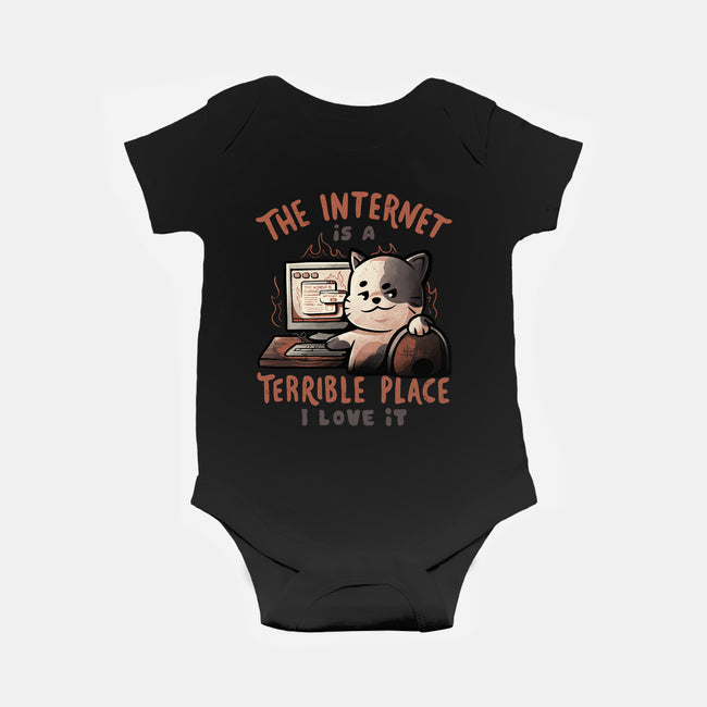 A Terrible Place-baby basic onesie-eduely