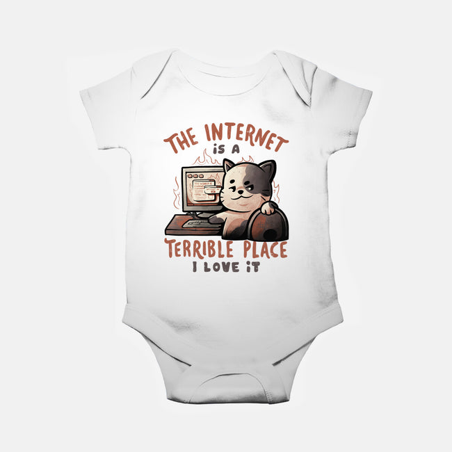 A Terrible Place-baby basic onesie-eduely