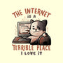 A Terrible Place-none stretched canvas-eduely